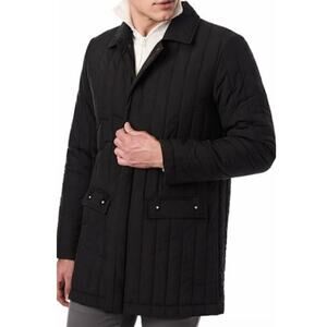 Bernardo Men's Black Eco-Friendly Snap Button Puffer Jacket Size XL